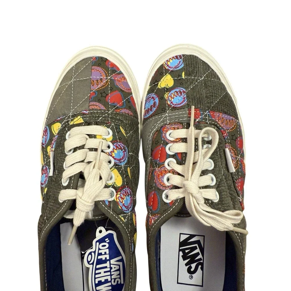 Vans Anaheim Positivity Patchwork Authentic‎ 44 Skate Shoes VN0A54F98F9 Mens 8